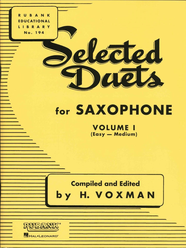 Voxman, Selected Duets for Sax 1 (Rubank)