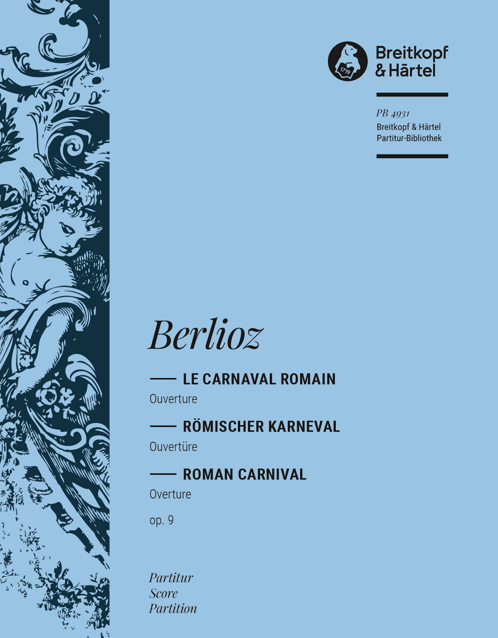 Berlioz, Carnaval romain Ov. Full Score (Breitkopf)