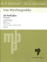 Wyschnegradsky, 24 Preludes op. 22, I (Belaieff)