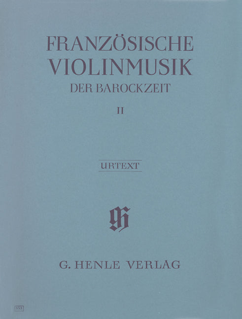 Franzosische Violinmusik der Barock 2 (Henle)