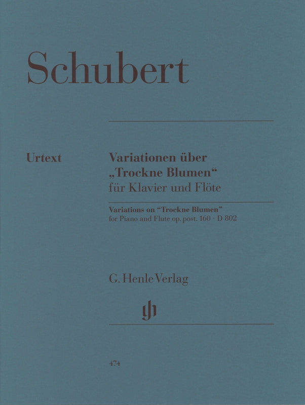 Schubert, Trockne Blumen, Variationen (Henle)
