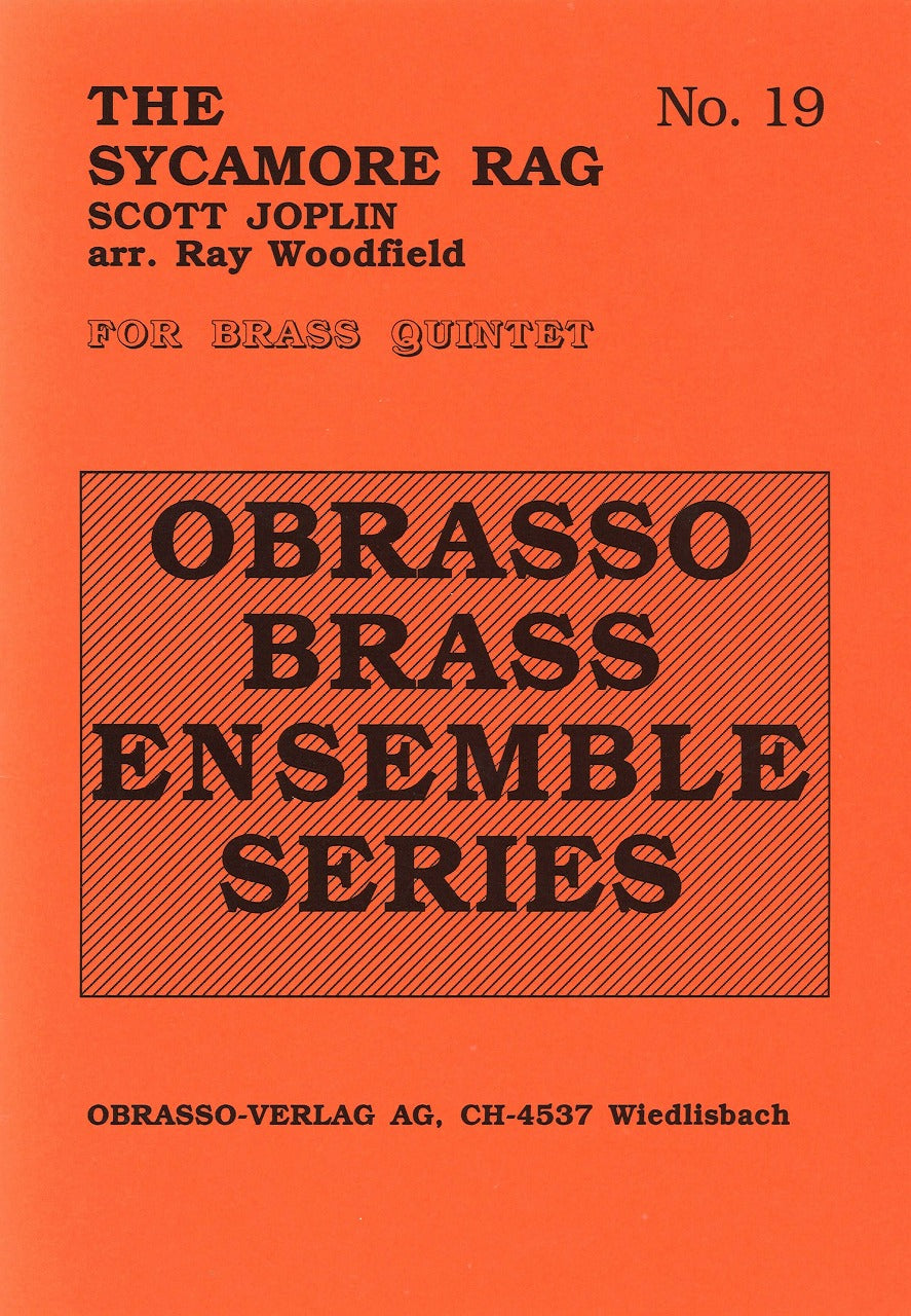 Joplin, Sycamore Rag (Quintet) (Obrasso)