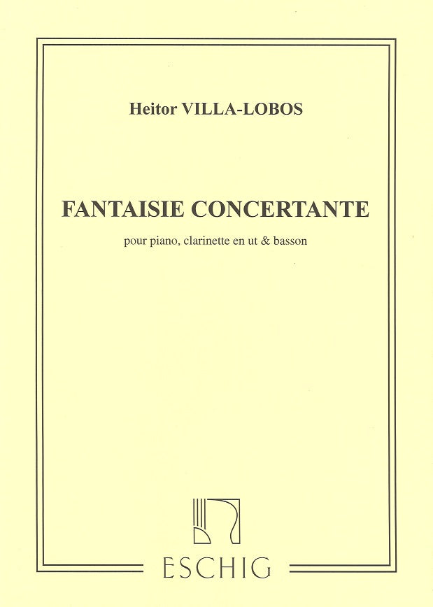 Villa-Lobos, Fantaisie concertante (Eschig)