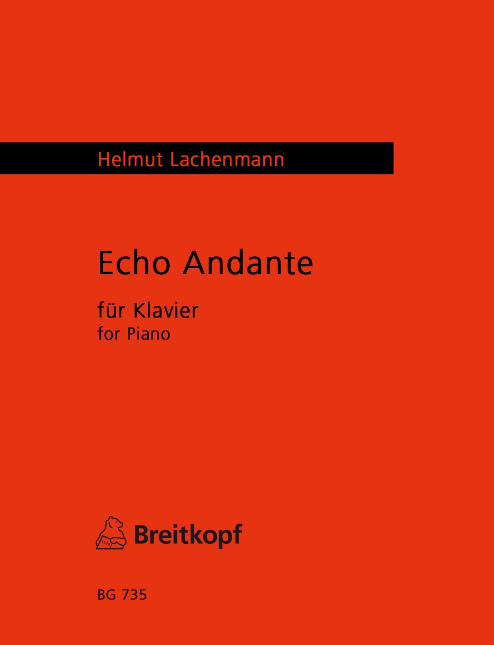 Lachenmann, Echo Andante (1962) (Breitkopf)