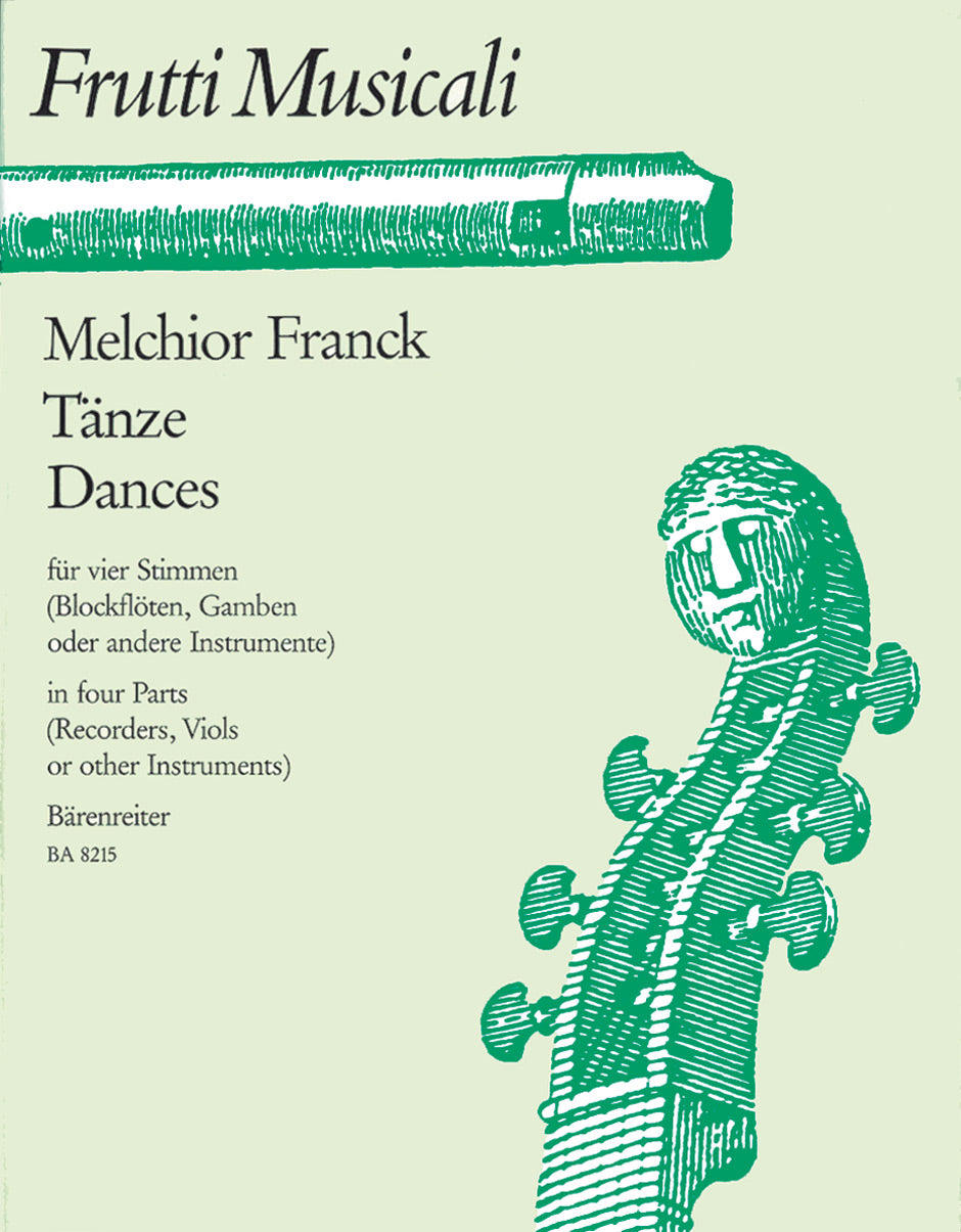 Franck, Tanze fur 4 Stimmen (Barenreiter)