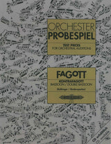 Orchester-Probespiel, Fagott/Kontrafagot (Peters)