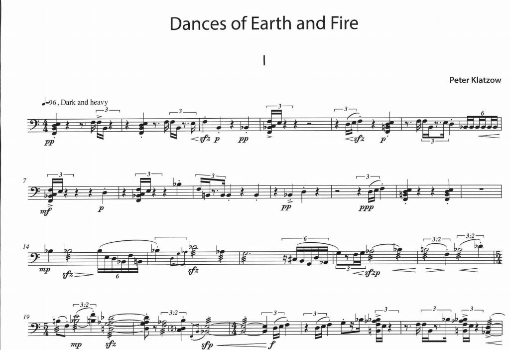Klatzow, Dances of Earth and Fire (Mar) (PM Europe Publications)