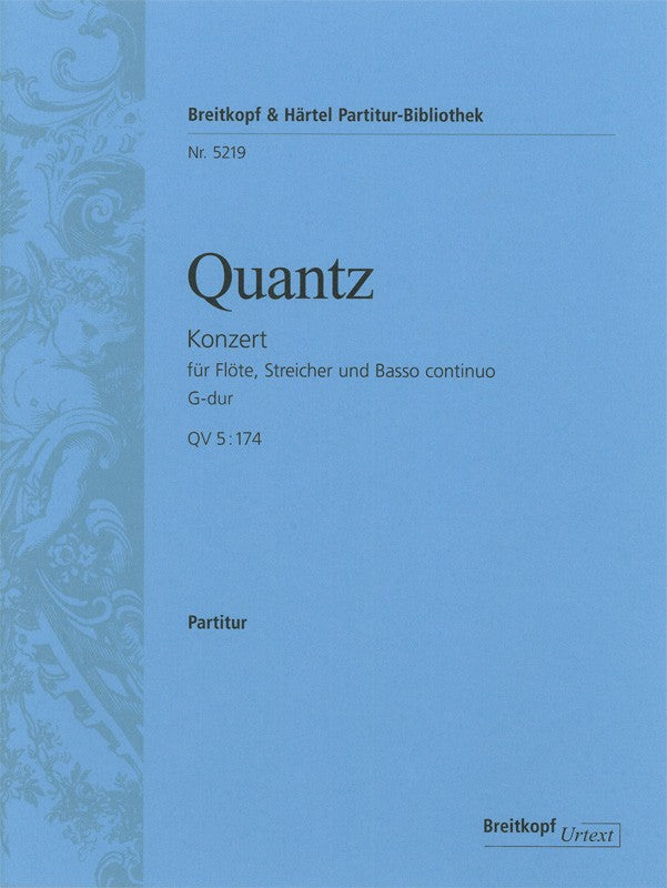 Quantz, Concerto in G (Partitur) (Breitkopf)