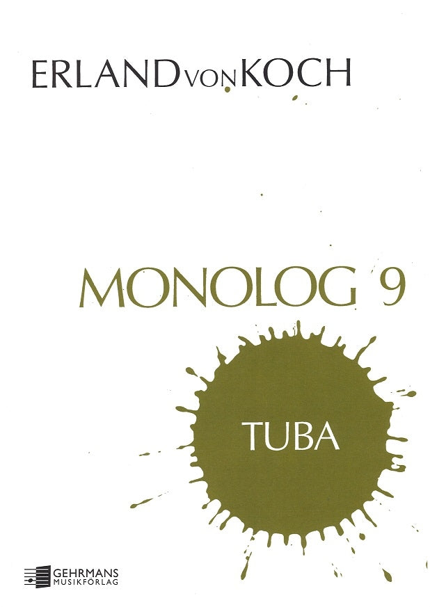 Koch, Monolog 9 (Tba Solo) (Gehrmans Musikforlag)