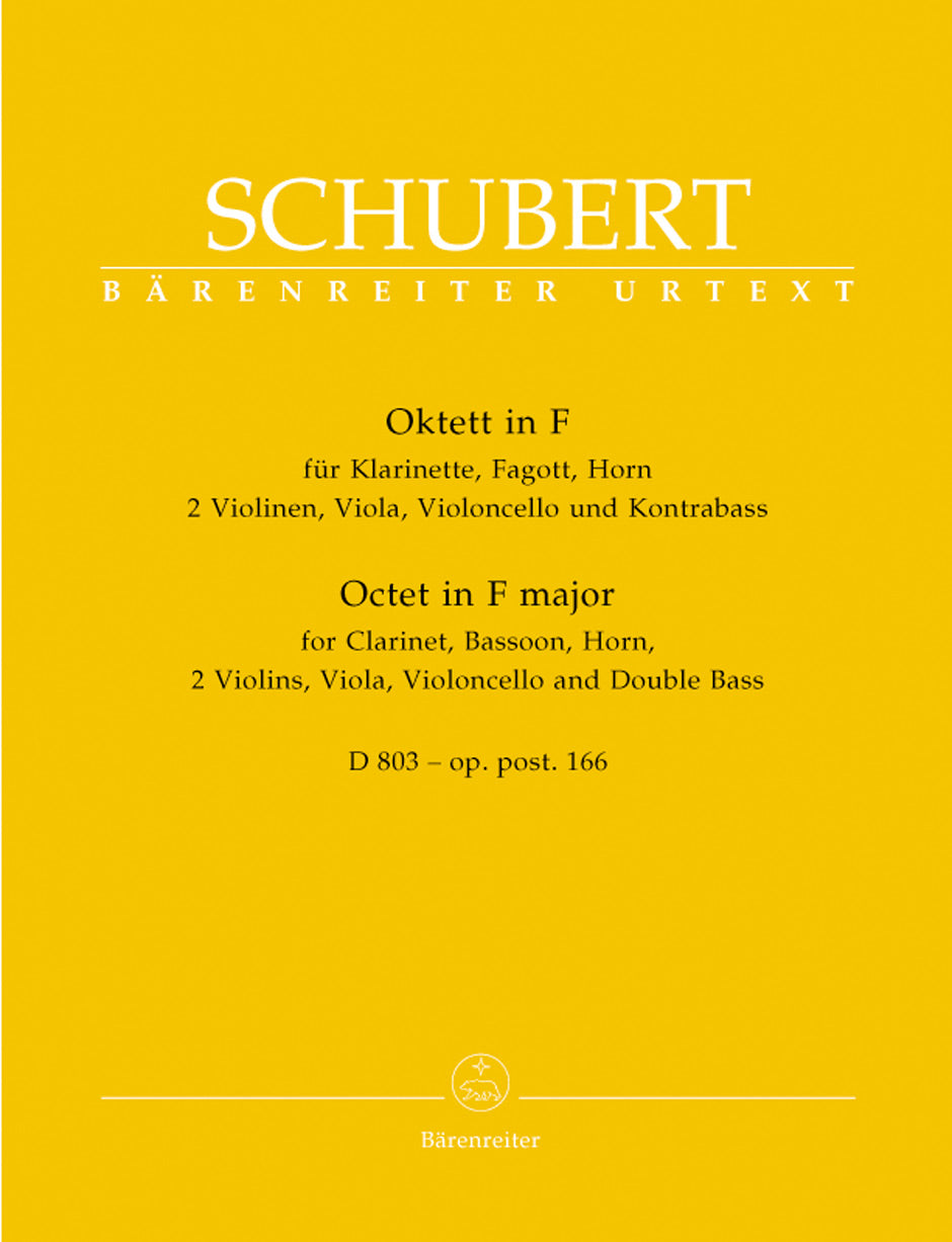 Schubert, Octet in F, D 803 (Barenreiter)