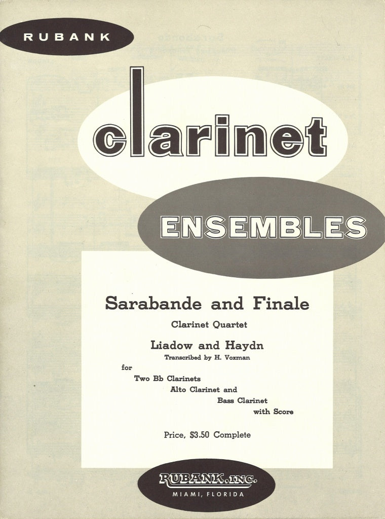 Liadov/Haydn, Sarabande and Finale (Rubank)