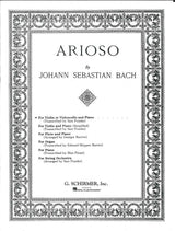 Bach, Arioso (Vn/Vc,Pf) (G.Schirmer)