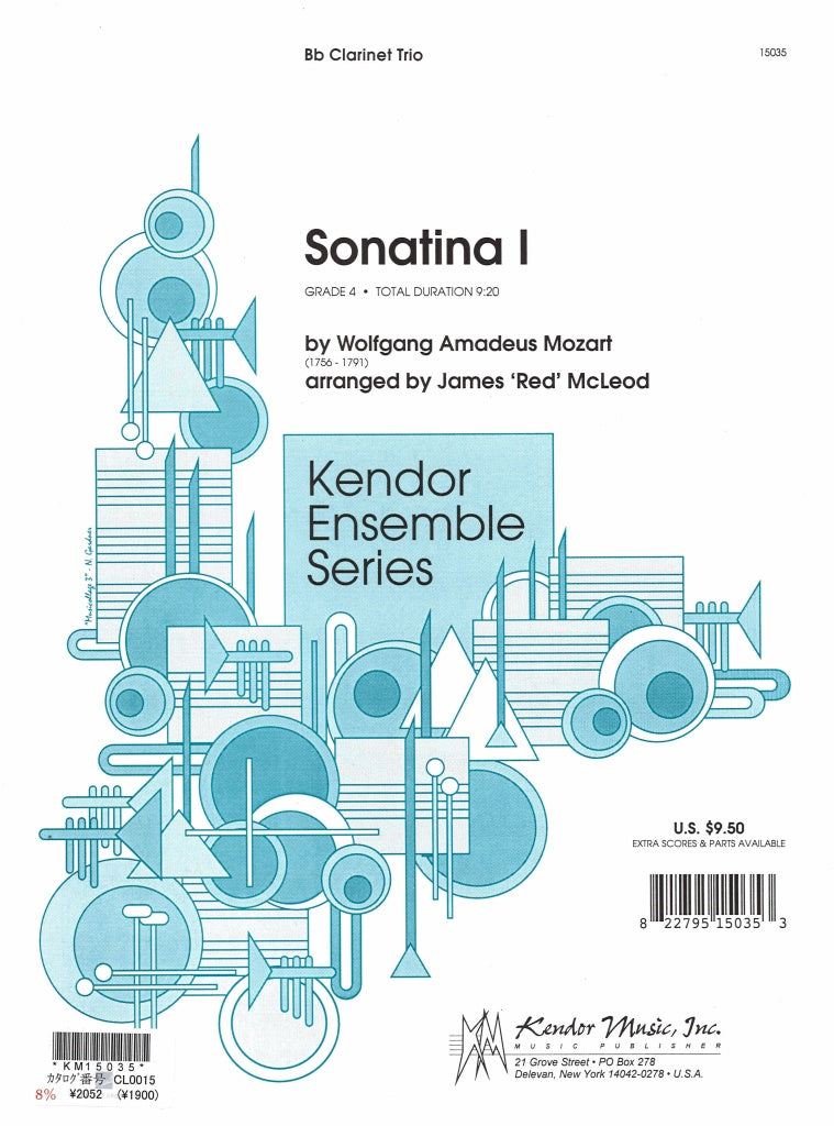 Mozart, Sonatina I (3BbCl) (Kendor)