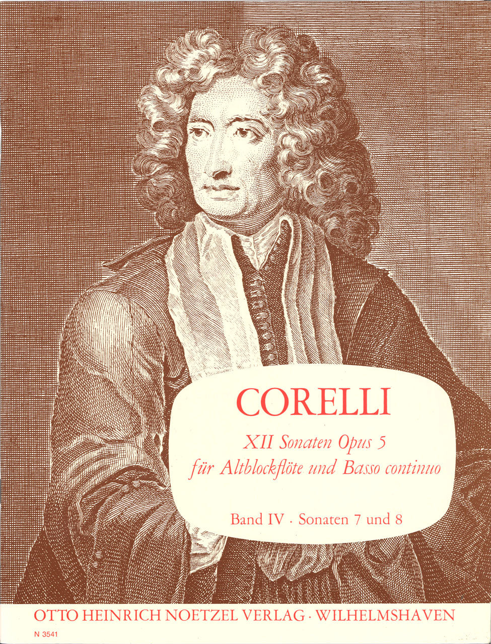 Corelli, Sonaten op. 5/7-8 (Alt.Rec,Bc) (Heinrichshofen)