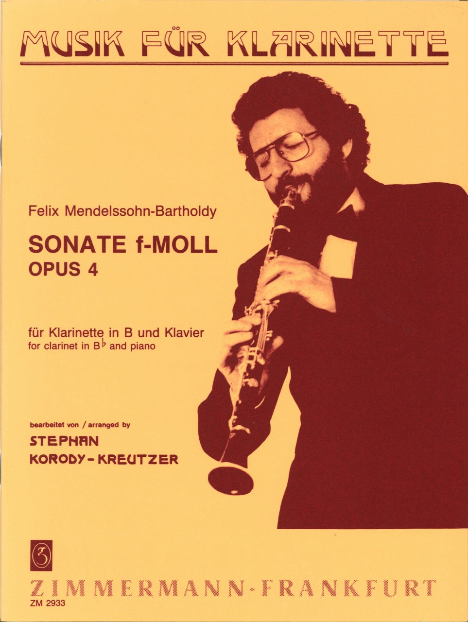 Mendelssohn, Sonate op. 4 f-moll (Zimmermann)