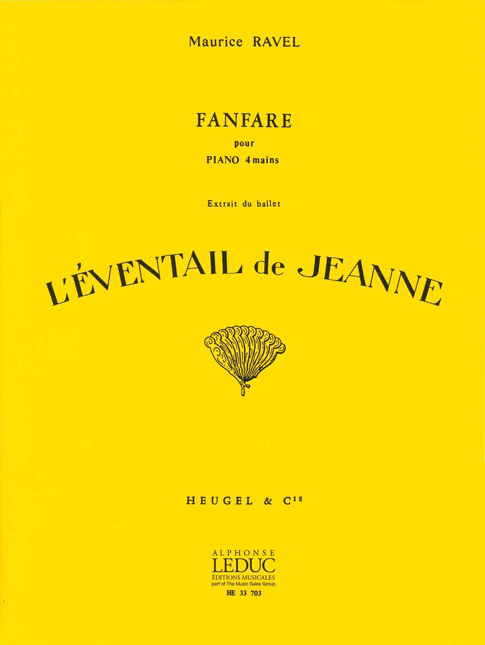 Ravel, Eventail de Jeanne, Fanfare (Heugel)