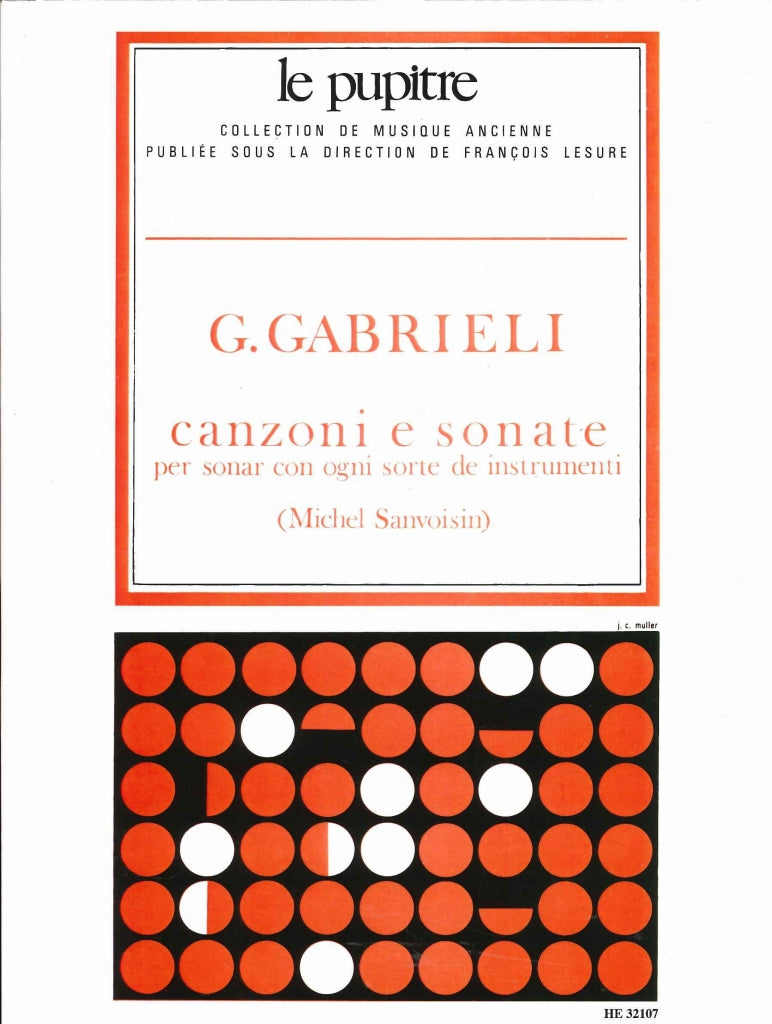 Gabrieli, Canzoni e Sonate (Partition) (Heugel)