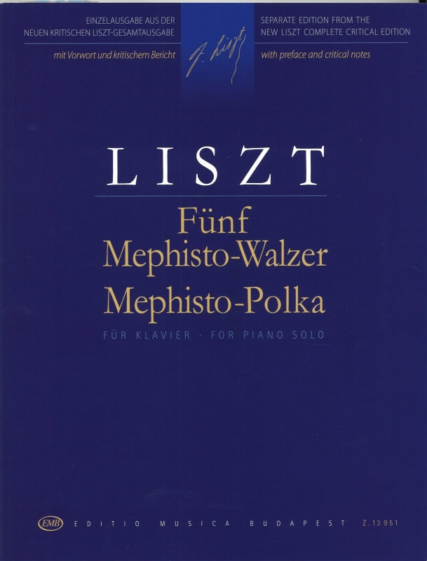 Liszt, Mephisto-Walzer; Mephisto-Polka (Editio Musica Budapest)