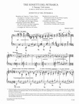 Liszt, 3 Sonetti di Petrarca, 2 vers. (Editio Musica Budapest)