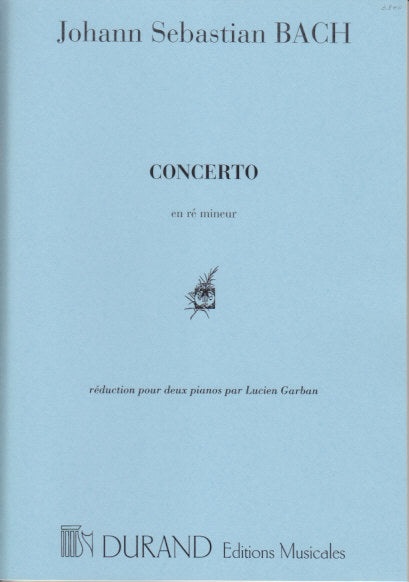 Bach, Concerto BWV 1052 in d (2-Pf Red) (Durand)