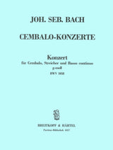 Bach, Concerto BWV 1058 Full Score (Breitkopf)