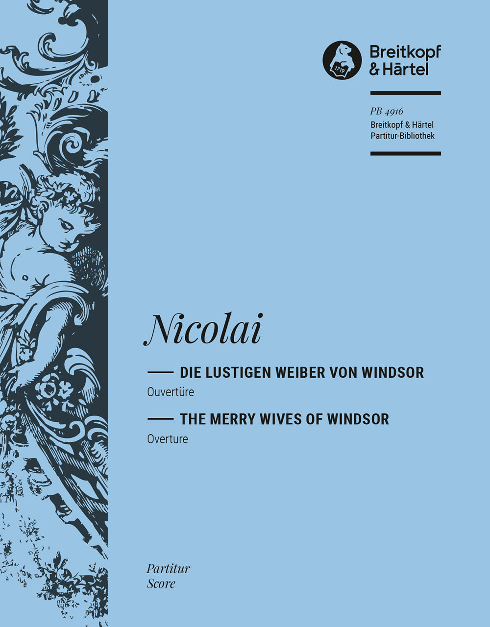 Nicolai, Lustigen Weiber von Windsor Ovt (Breitkopf)