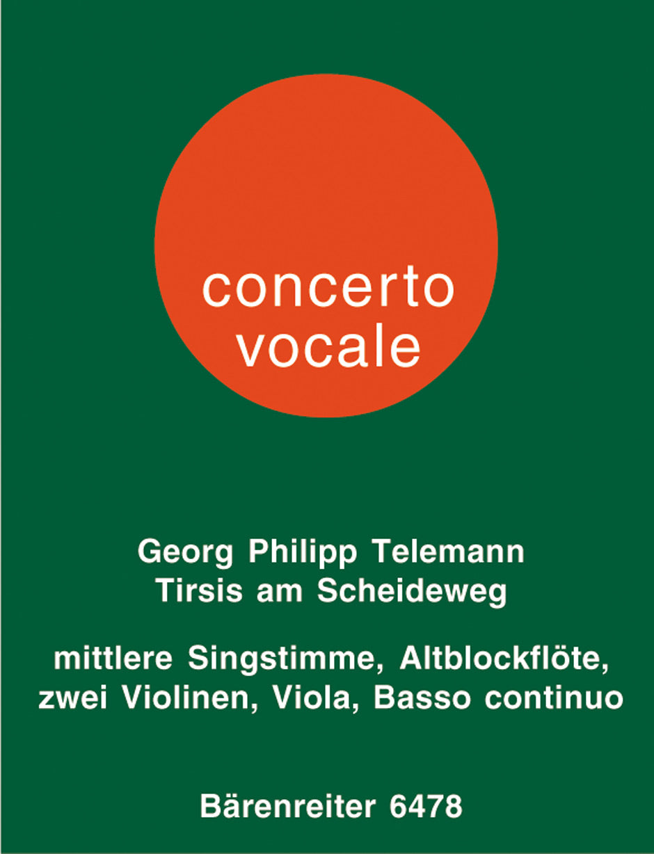 Telemann, Tirsis am Scheidewege (Barenreiter)
