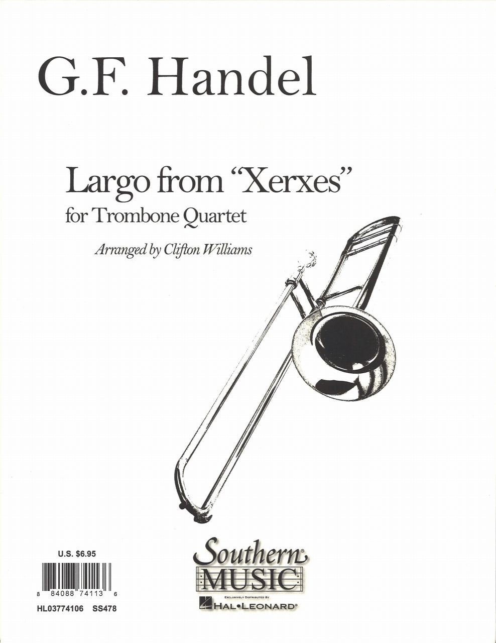 Handel, Largo from 'Xerxes' (4Tbn) (Southern)