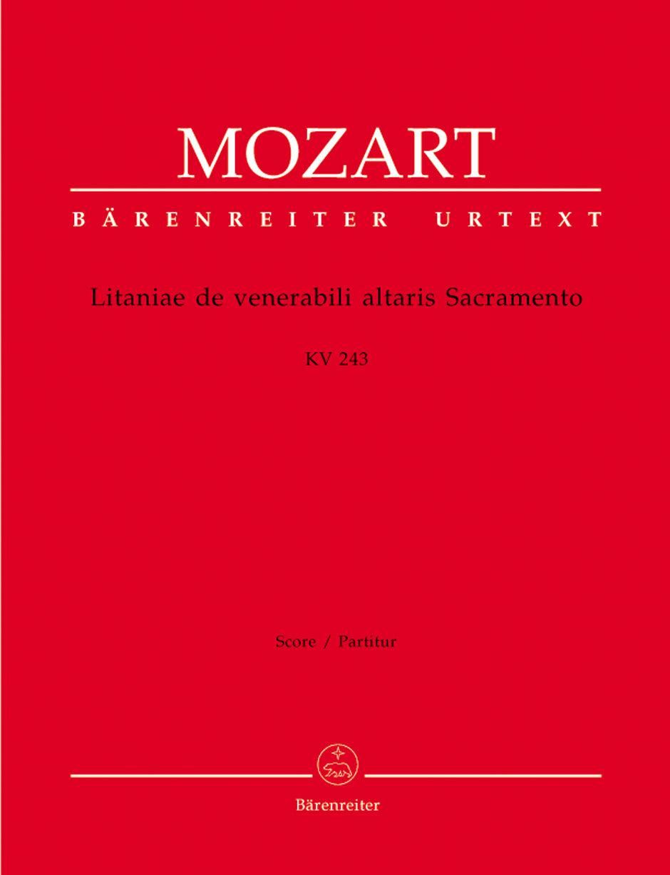 Mozart, Litaniae de venerabili KV 243 (Barenreiter)