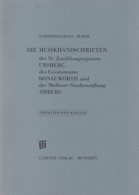 Musikhandschriften St.Josefskongregation (Henle)