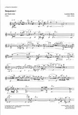 Berio, Sequenza I (1958) (Fl Solo) (Universal)