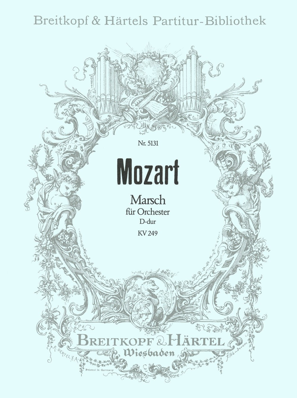 Mozart, Marsch KV.249 in D (Partitur) (Breitkopf)