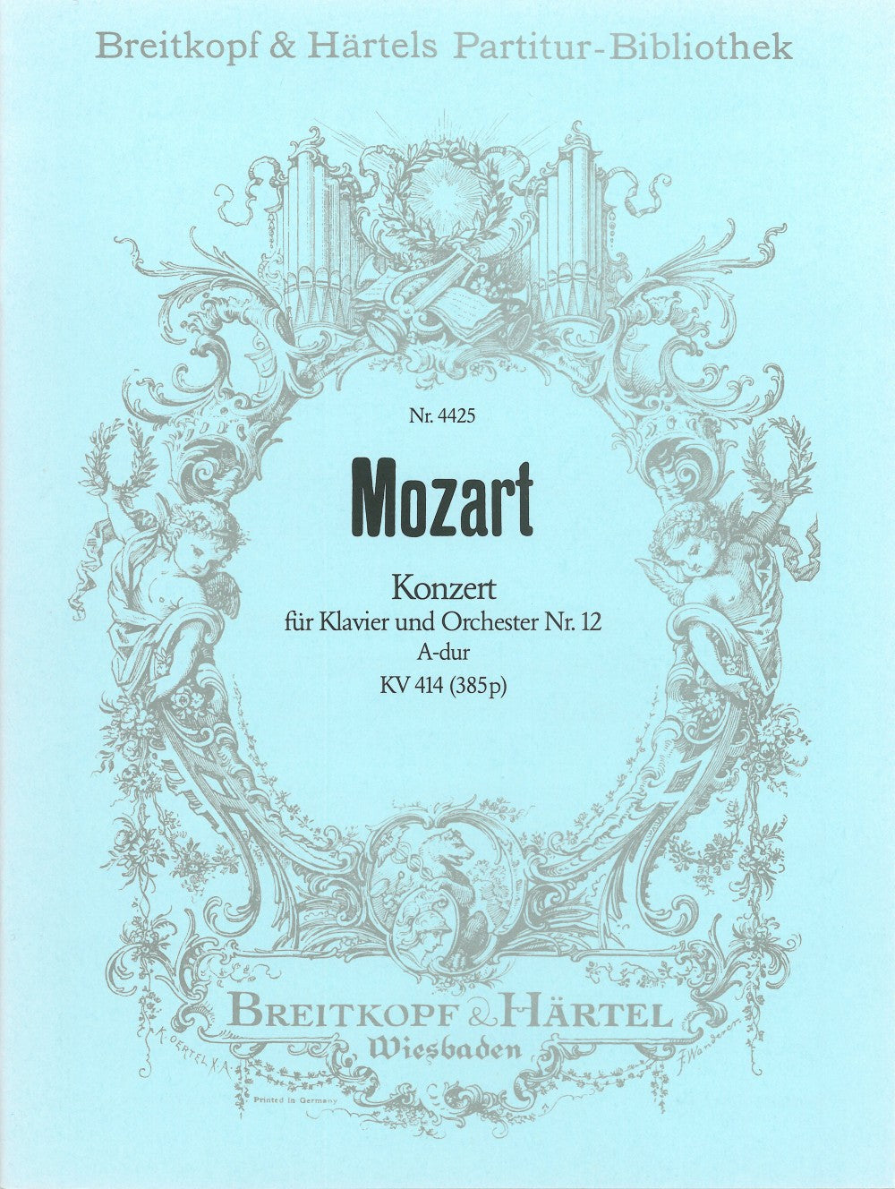 Mozart, Concerto KV 414 in A Full Score (Breitkopf)