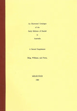 Catalogue of Early Editions of Handel (Betty Kinnear & Robert Illing)