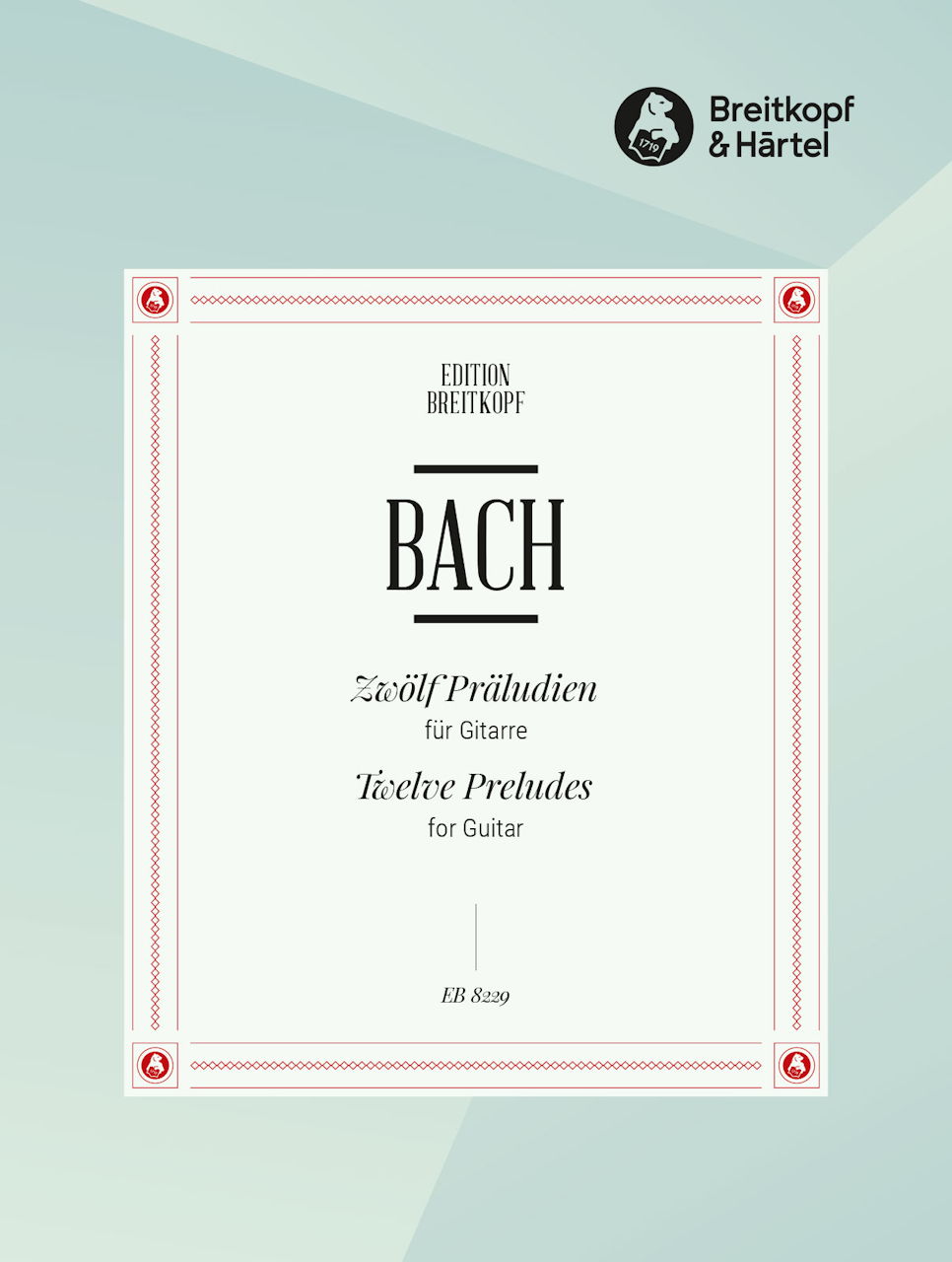 Bach, 12 Praludien (Krause) (Breitkopf)