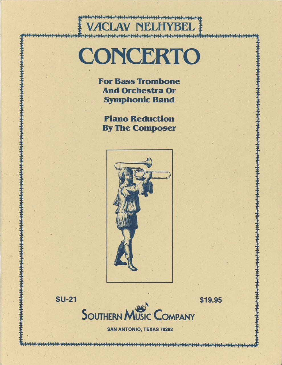 Nelhybel, Concerto for Bass Trombone (Southern)