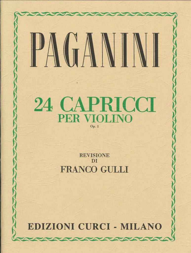 Paganini, Capricci op. 1 (Gulli) (Curci)