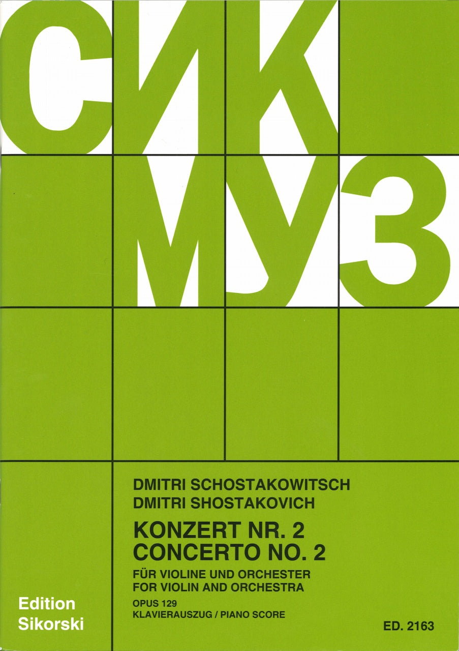 Shostakovich, Concerto No. 2 op. 129 (Sikorski)