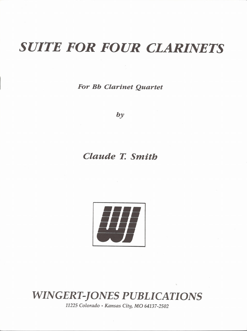 Smith, Suite for 4 Clarinets (4BbCl) (Wingert-Jones)