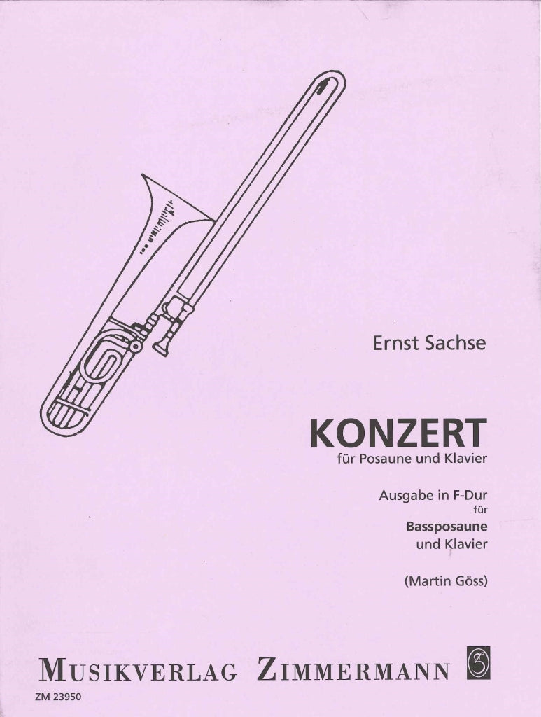 Sachse, Concerto in F (BTbn,Pf) (Zimmermann)