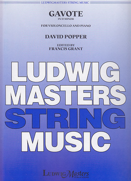 Popper, Gavotte in d minor op. 67/2 (Ludwig Music)