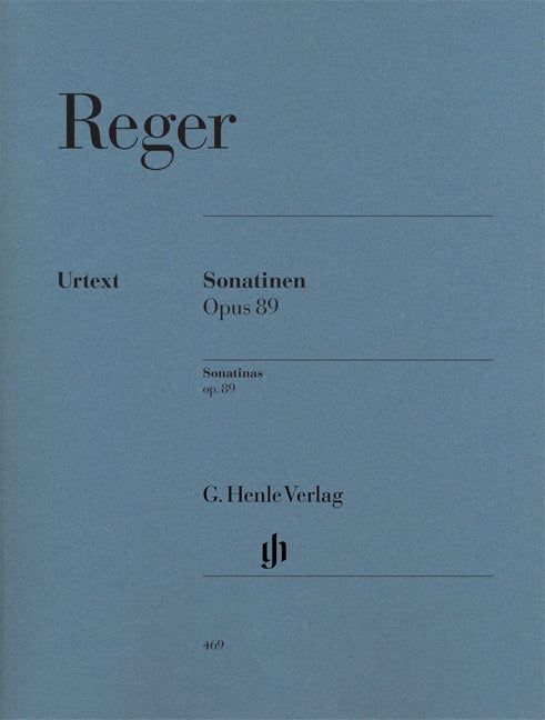 Reger, Sonatinen op.89 (e/D/F/a) (Henle)