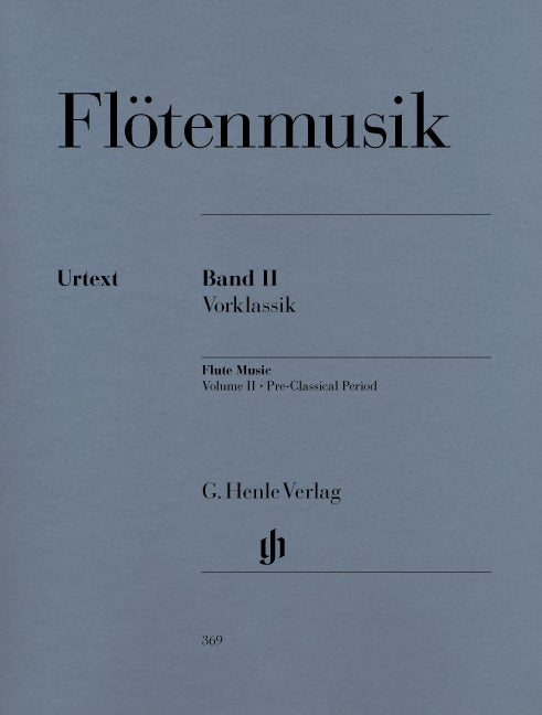 Flotenmusik 2: Vorklassik (P.-L.Graf) (Henle)