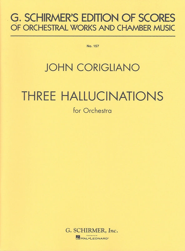 Corigliano, 3 Hallucinations: Full Score (G.Schirmer)