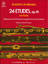 Andersen, op. 15: 24 Etudes (Moyse) (G.Schirmer)