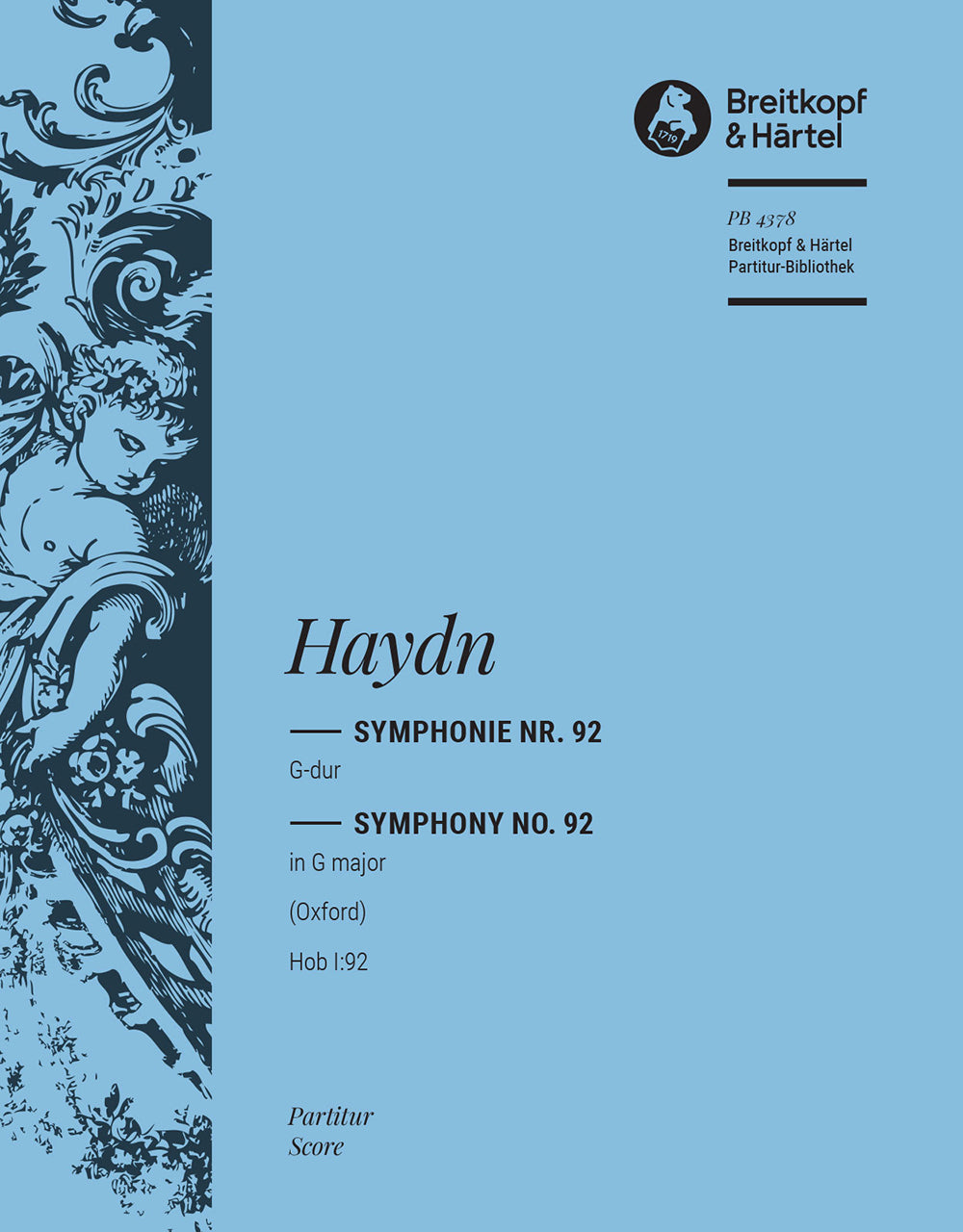 Haydn, Symphony No. 92 'Oxford' Score (Breitkopf)