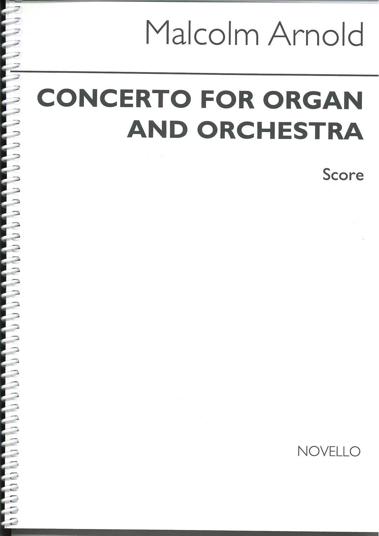 Arnold, Concerto for Organ op. 47 (Paterson's/Novello)