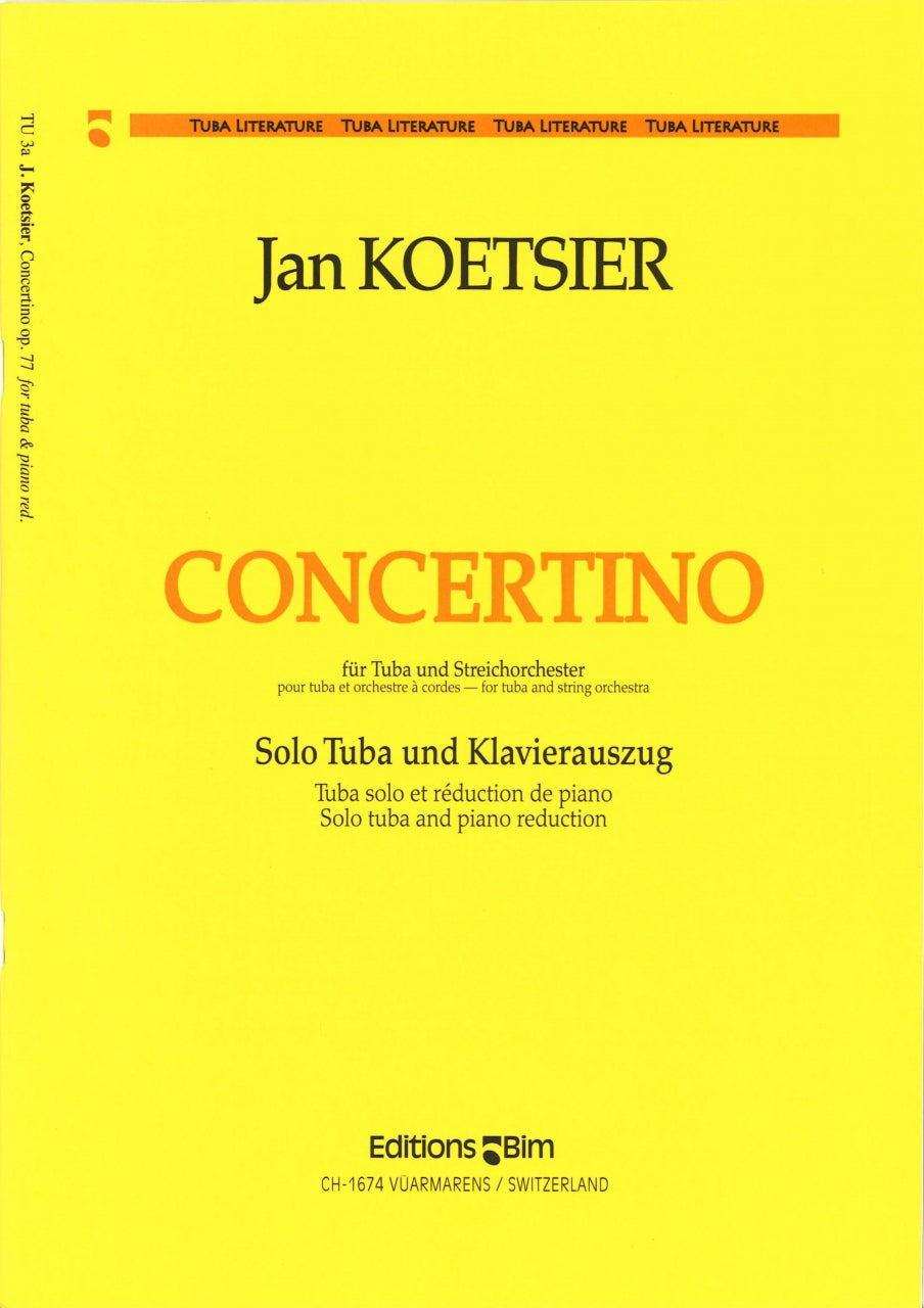 Koetsier, Concertino op. 77 (Bim)
