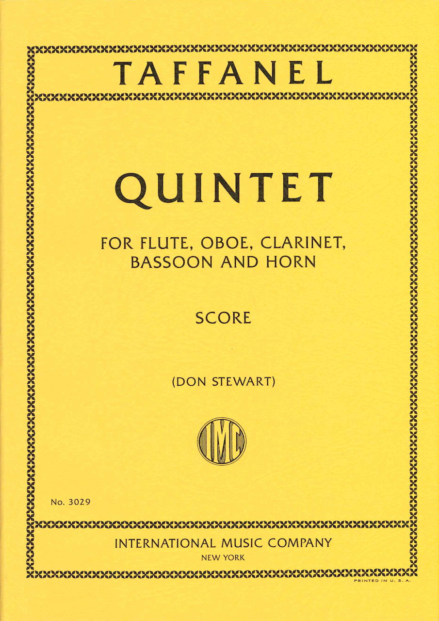 Taffanel, Quintet (Study Score) (IMC)