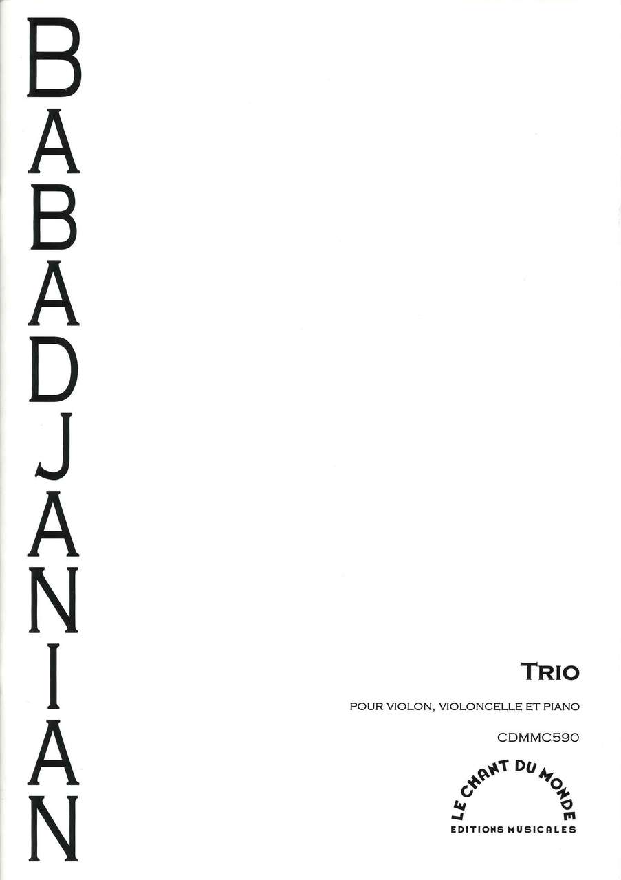 Babadjanian, Trio (Vn,Vc,Pf) (Chant du Monde)
